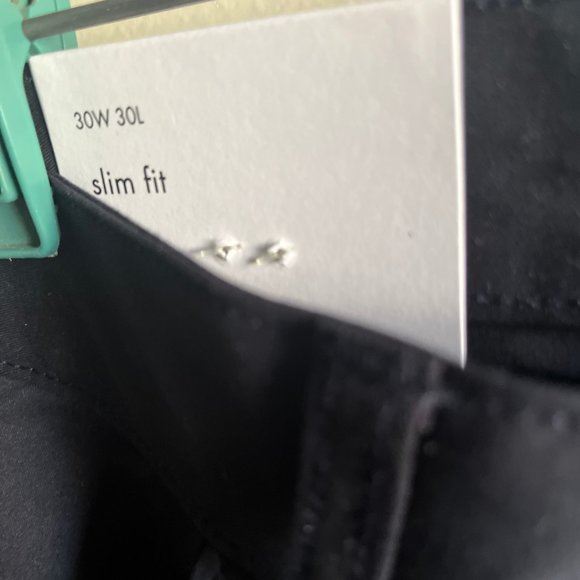 NWT CALVIN KLEIN SLIM FIT SITS ON HIP TAPERED NAVY BLUE 30 WAIST 30 L - Picture 5 of 6